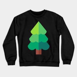 pine tree icon Crewneck Sweatshirt